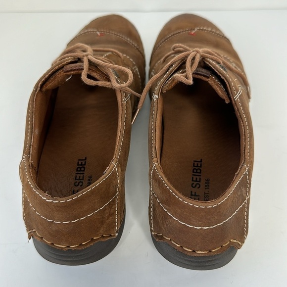 Josef Seibel Fergey 20 Brown Nubuck Leather Sneaker Shoe Size 40 - Picture 7 of 16